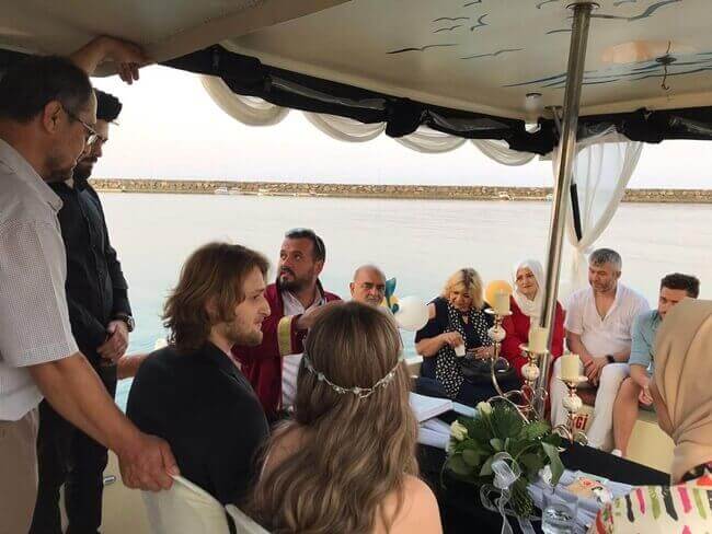Samsun Tekne Evlilik Teklifi Nikah